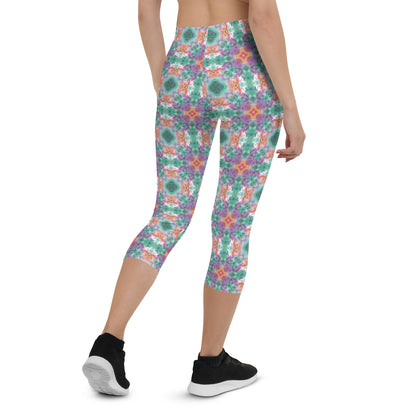 Stained Glass Capri Leggings