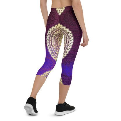 Mandalas Capri Leggings