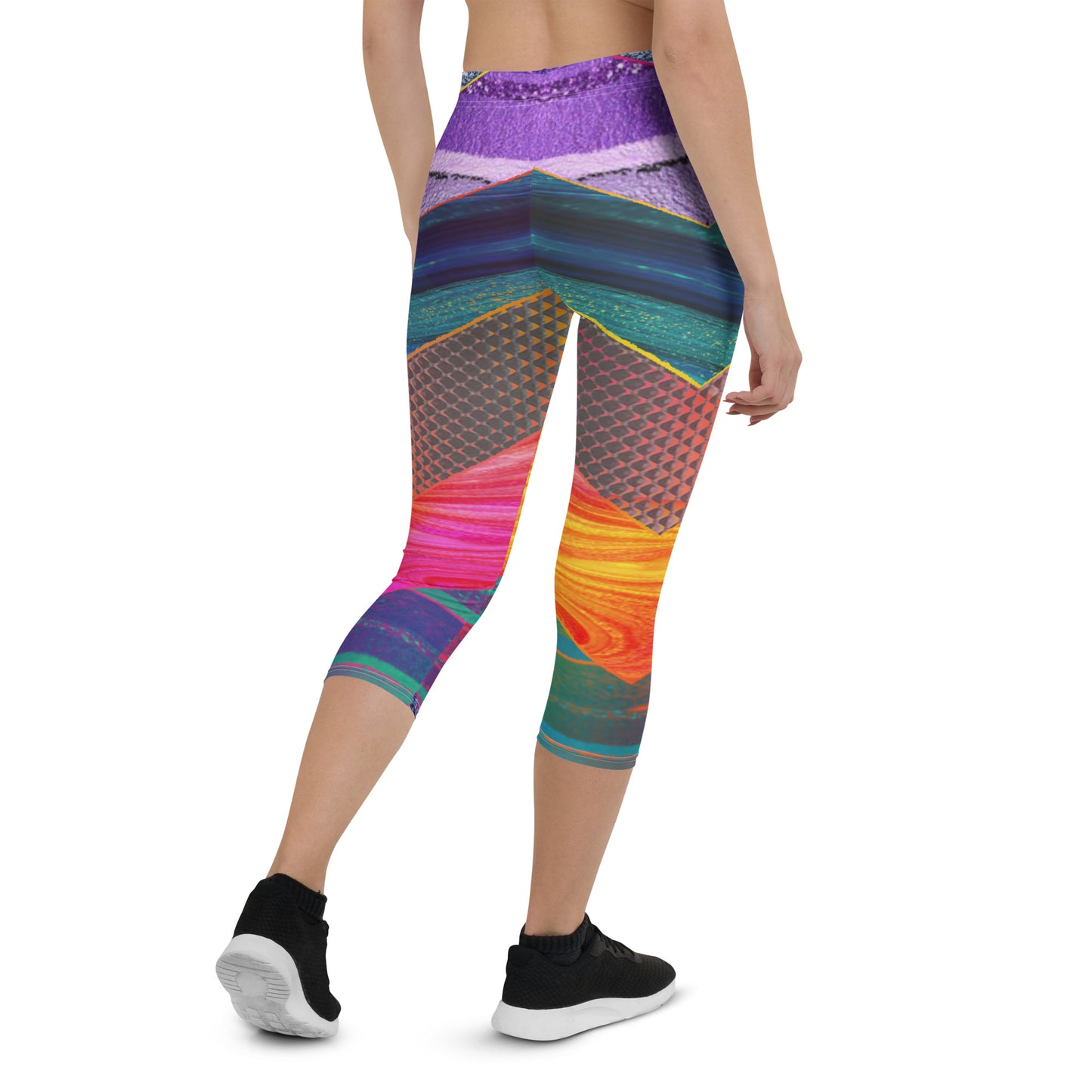 Chevron Capri Leggings