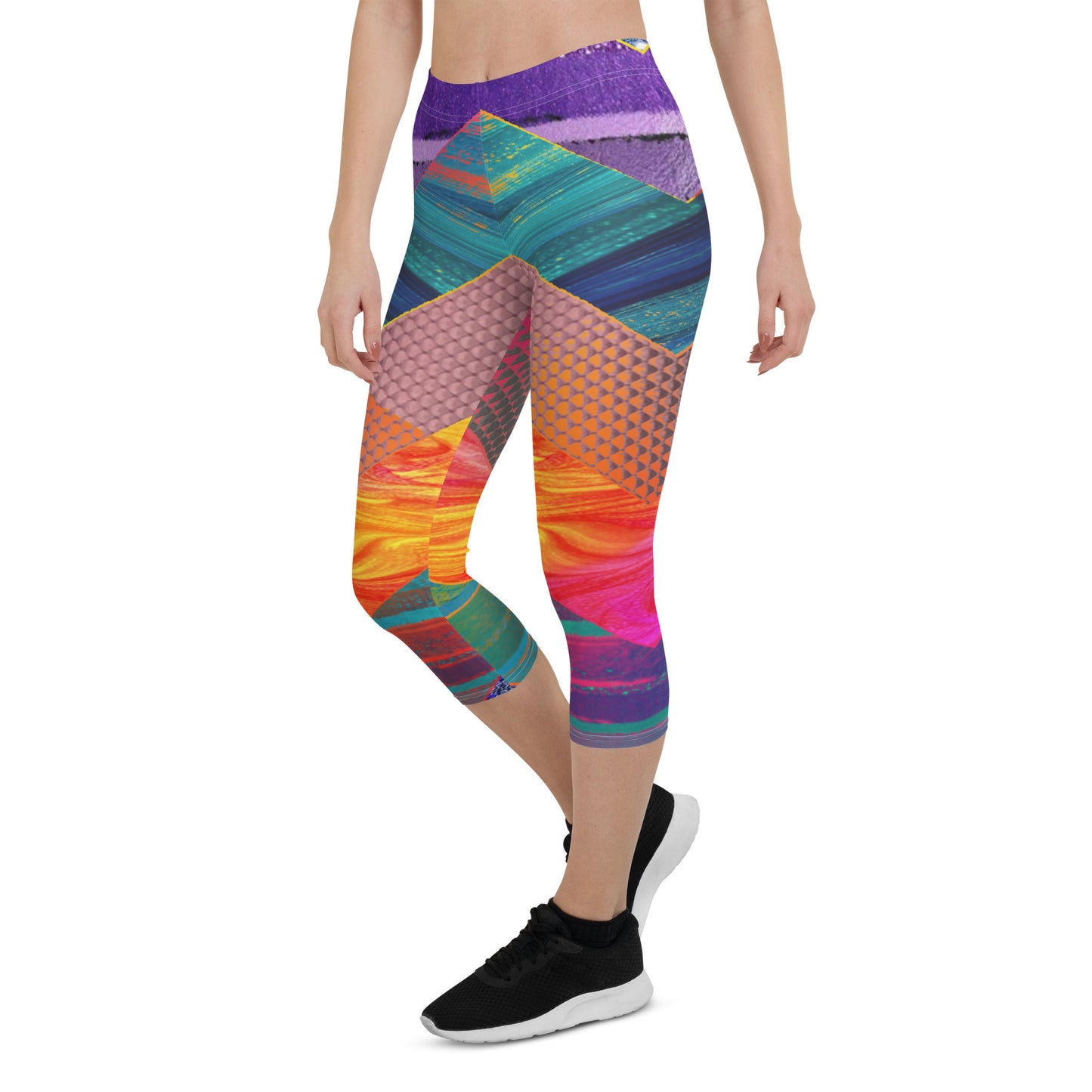 Chevron Capri Leggings