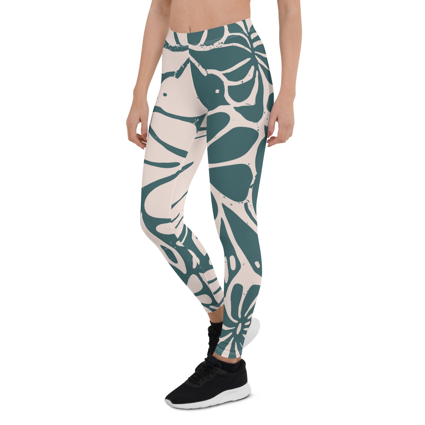 Abstract Dove Leggings