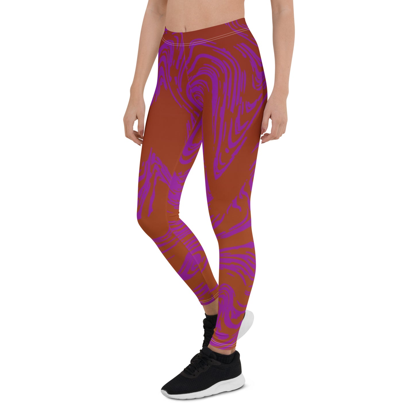 Magenta Marble Leggings