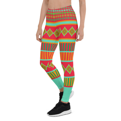 Tribal Stripe Leggings