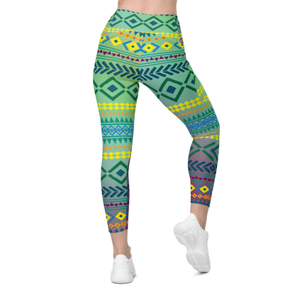 Repeat Tribal Leggings with pockets