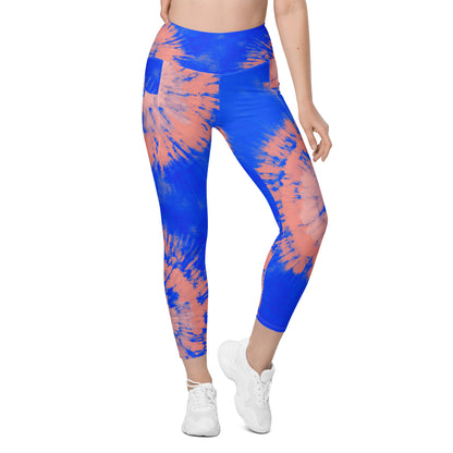 Tie Dye Leggings with pockets