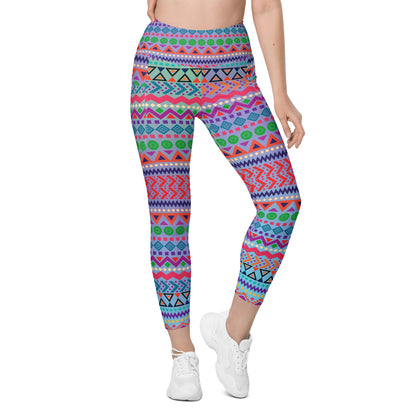 Bold and Bright Leggings with pockets