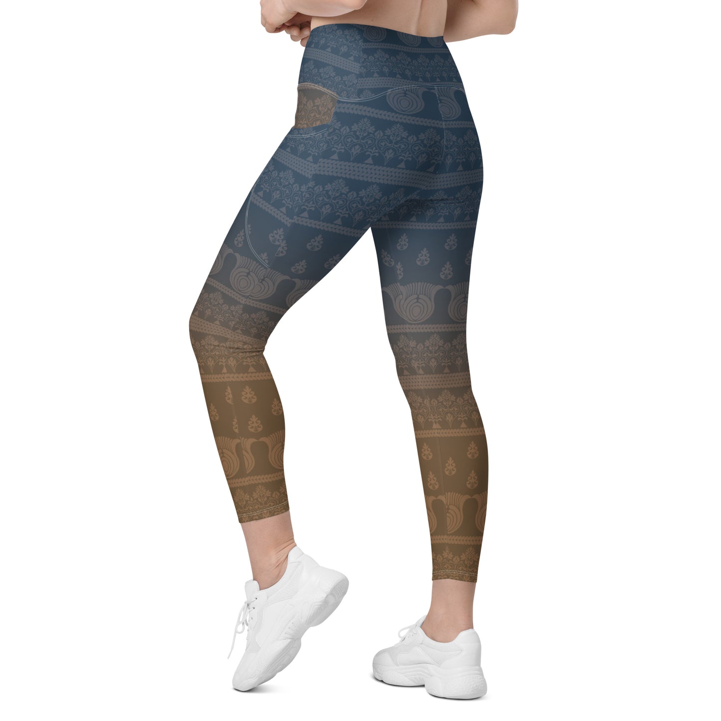 Ombre Mandala Leggings with pockets