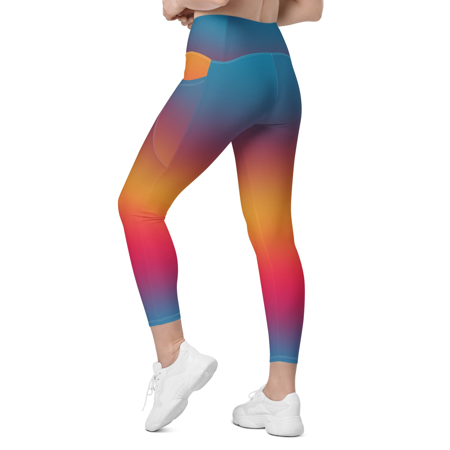 Sunset Gradient Leggings with pockets