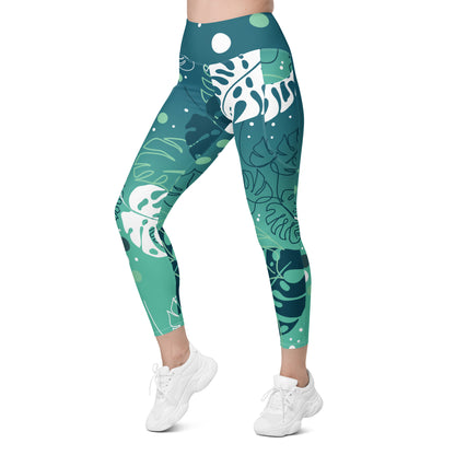 Tropical Leggings with pockets