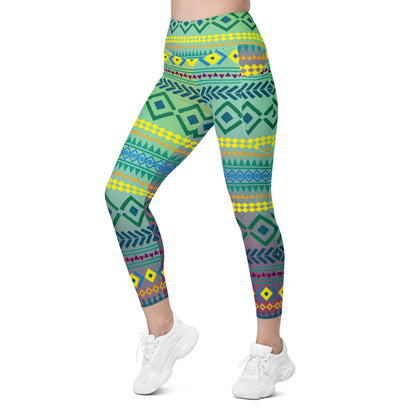 Repeat Tribal Leggings with pockets