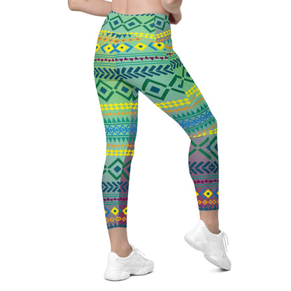 Repeat Tribal Leggings with pockets