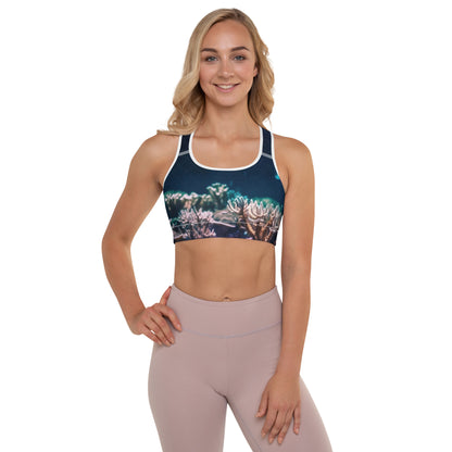 Under the Sea Padded Sports Bra