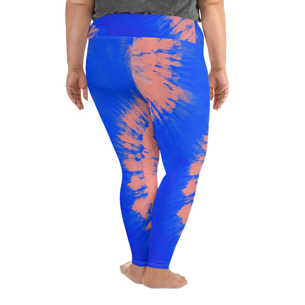 Tie Dye Plus Size Leggings