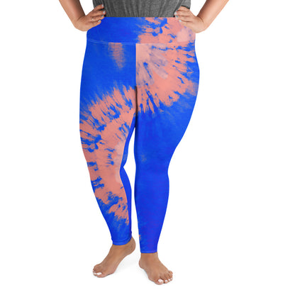 Tie Dye Plus Size Leggings