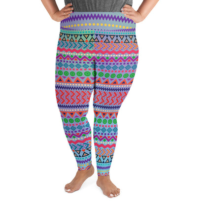 Bold and Bright Plus Size Leggings