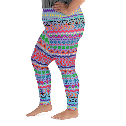Bold and Bright Plus Size Leggings