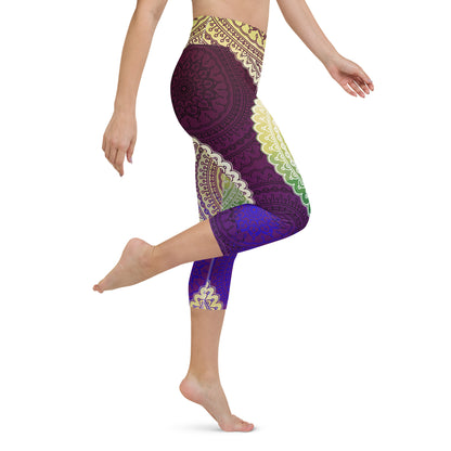 Mandalas Yoga Capri Leggings