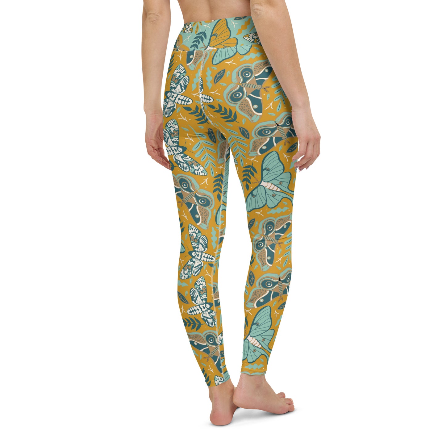 Garden Moth Yoga Leggings