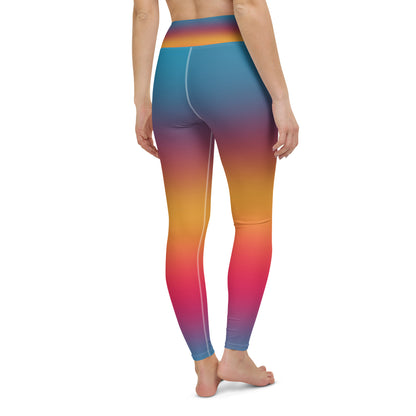 Sunset Gradient Yoga Leggings