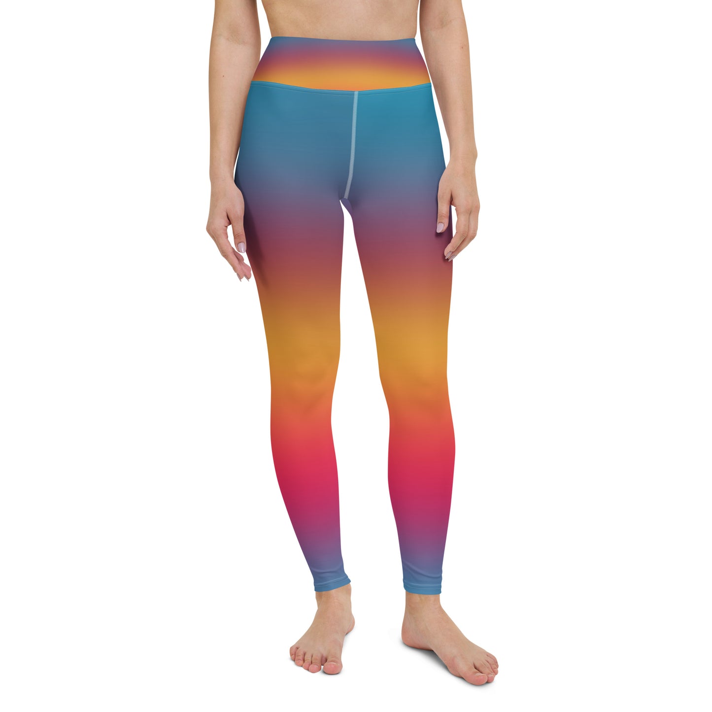 Sunset Gradient Yoga Leggings