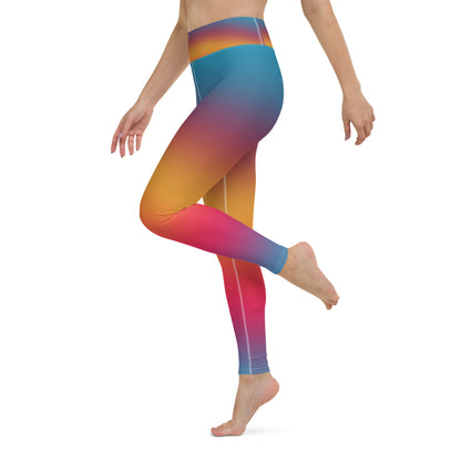 Sunset Gradient Yoga Leggings