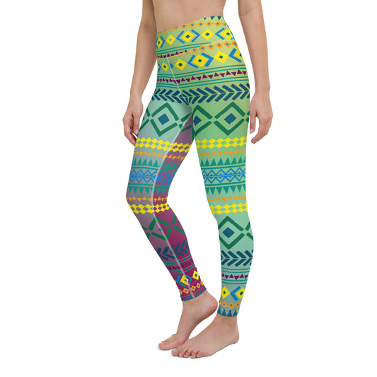 Repeat Tribal Yoga Leggings