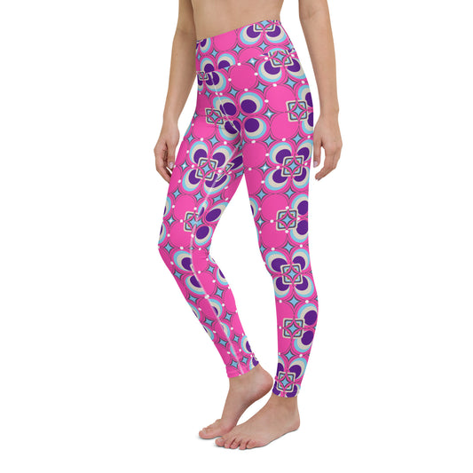 Retro Circles Yoga Leggings