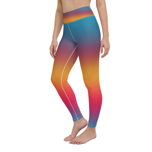 Sunset Gradient Yoga Leggings