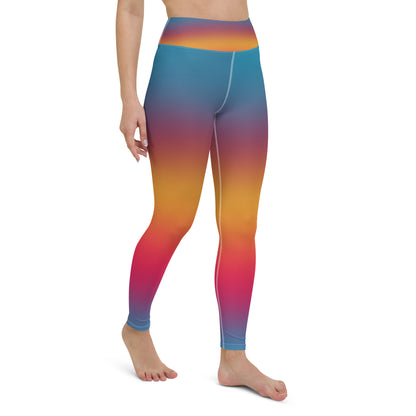 Sunset Gradient Yoga Leggings