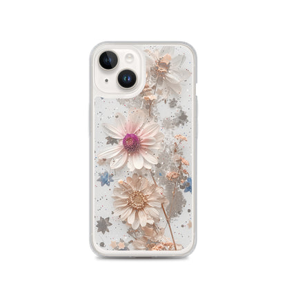 Pressed Floral Clear Case for iPhone®