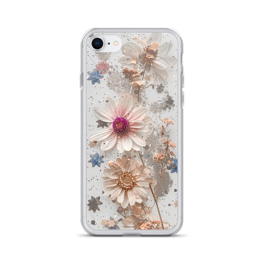 Pressed Floral Clear Case for iPhone®