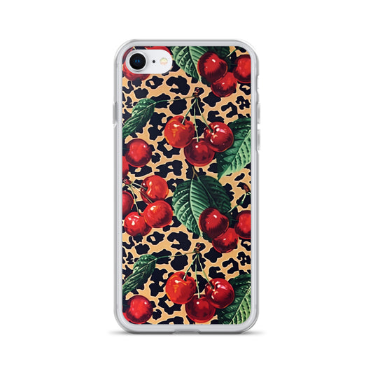 Wild Cherry Clear Case for iPhone®