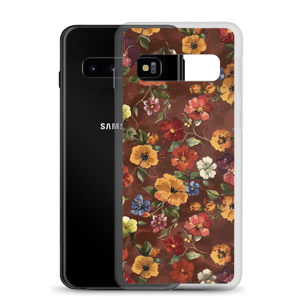 Piano Floral Clear Case for Samsung®