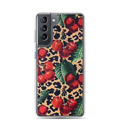 Wild Cherry Clear Case for Samsung®