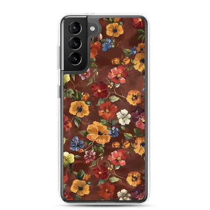 Piano Floral Clear Case for Samsung®