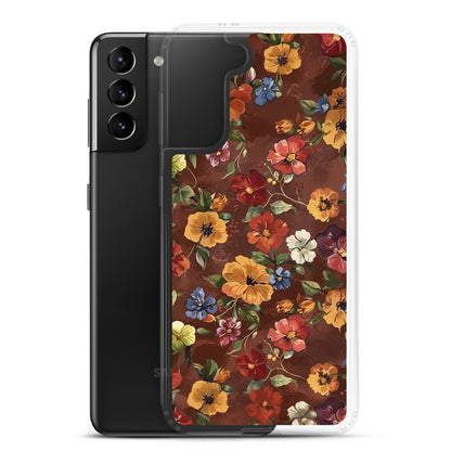 Piano Floral Clear Case for Samsung®