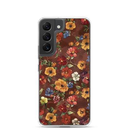 Piano Floral Clear Case for Samsung®