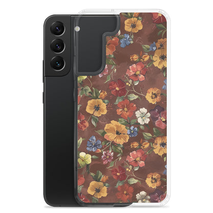 Piano Floral Clear Case for Samsung®