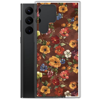 Piano Floral Clear Case for Samsung®