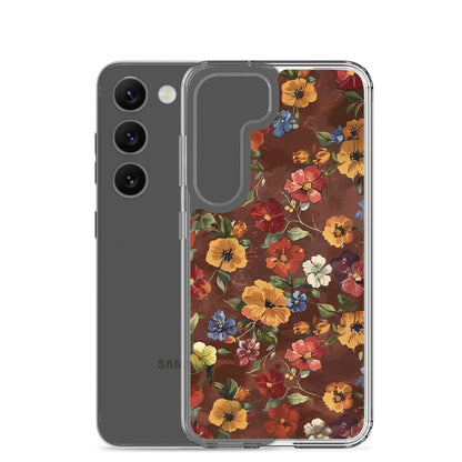 Piano Floral Clear Case for Samsung®