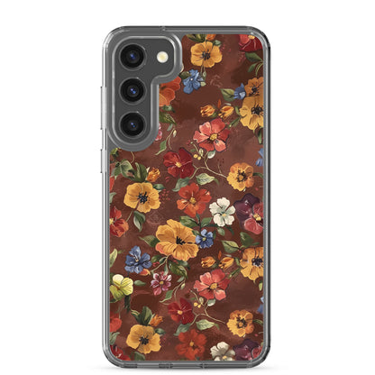 Piano Floral Clear Case for Samsung®