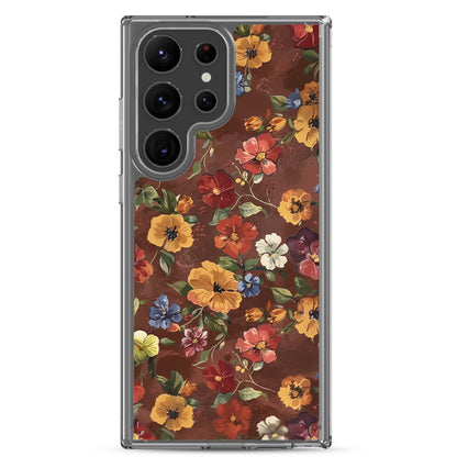 Piano Floral Clear Case for Samsung®