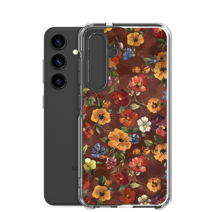 Piano Floral Clear Case for Samsung®