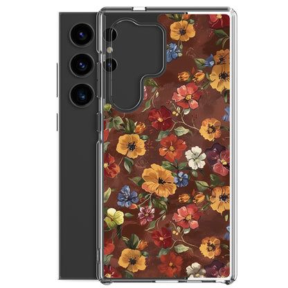 Piano Floral Clear Case for Samsung®