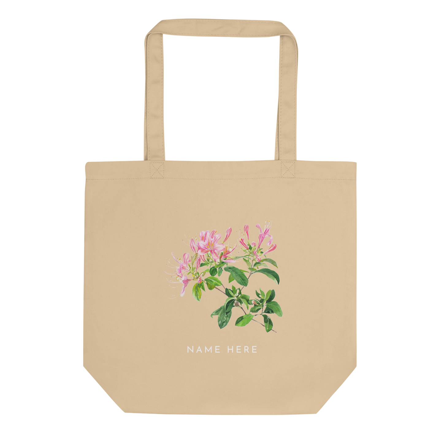 Customizable Birthday Month Flower ECO-Tote - Oyster