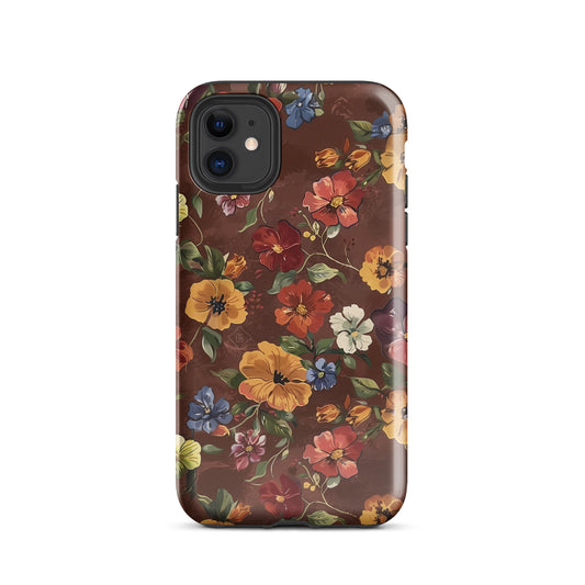 Piano Floral Tough Case for iPhone®