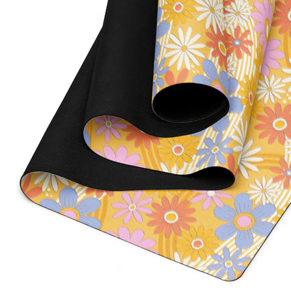 Retro Floral Yoga mat