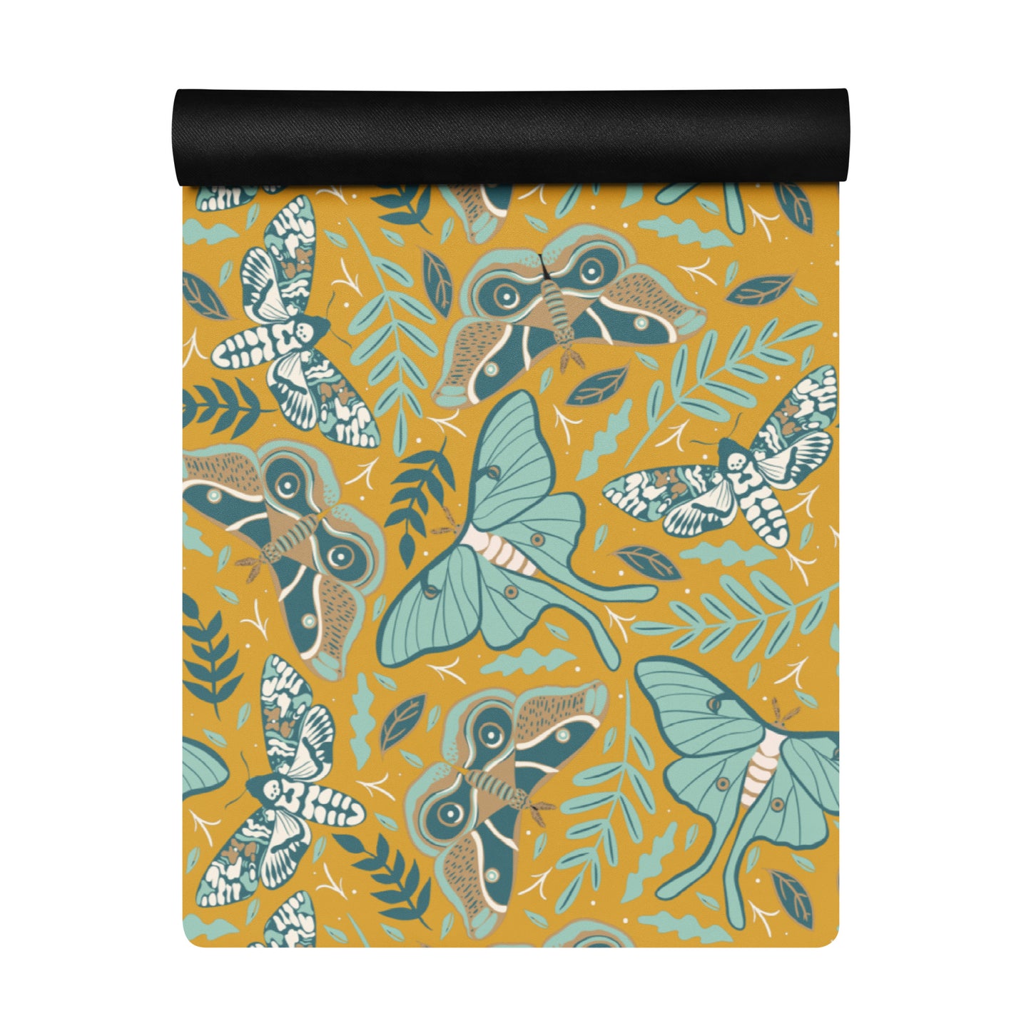 Garden Moth Yoga mat