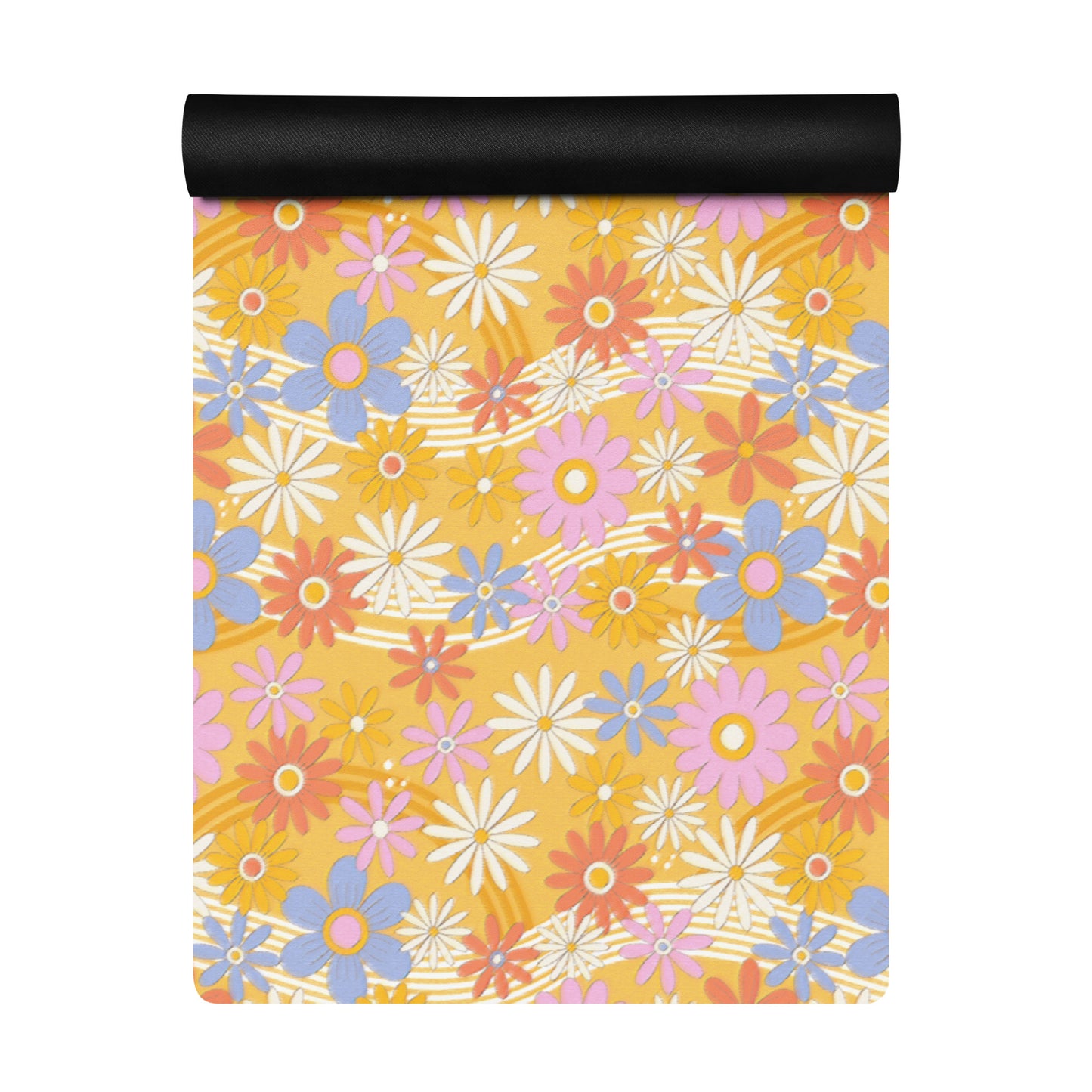 Retro Floral Yoga mat