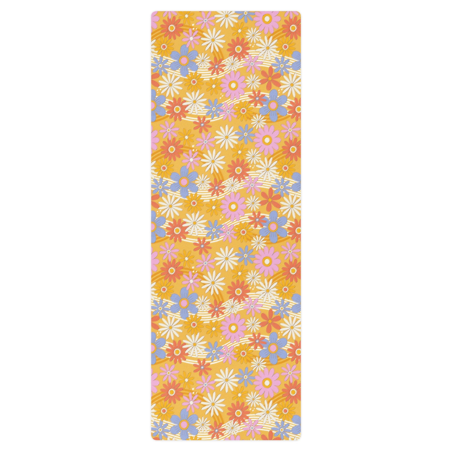 Retro Floral Yoga mat
